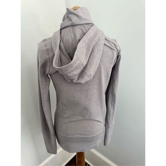 Lululemon active hoodie zip up jacket -sz 6- lavender - full zip- scuba - Picture 3 of 8